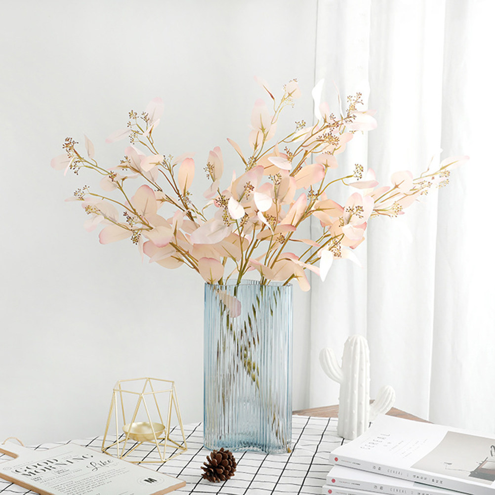 Photography Lighting Home - 1 Stuk Kunstmatig Eucalyptusblad Lichtroze Realistische