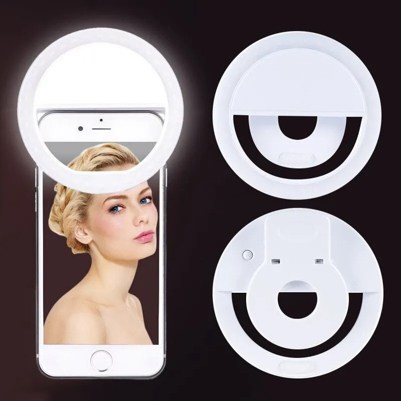 Photography Lighting Patterns - Usb Oplaadbare Led Selfie Ring Licht