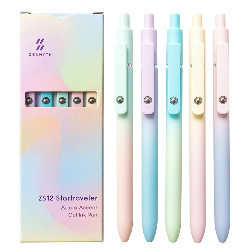 Coloured Gel Set - 5 stks/set Aurora Gradiëntkleur Gel Pennen