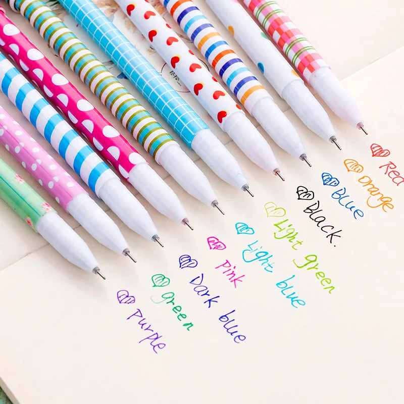 Coloured Gel Set - 10 stks/doos Leuke Briefpapier 10 Kleur
