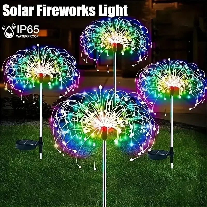 Flower Photography Led Lighting Pack - 1-pack zonne-vuurwerk gazonverlichting voor buiten, IP65