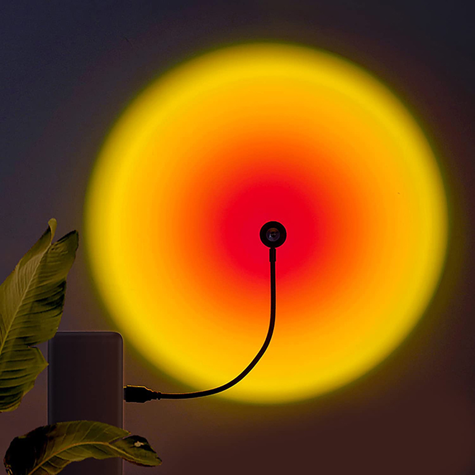 Photography Lighting Home - 1x USB zonsonderganglamp LED regenboog neon