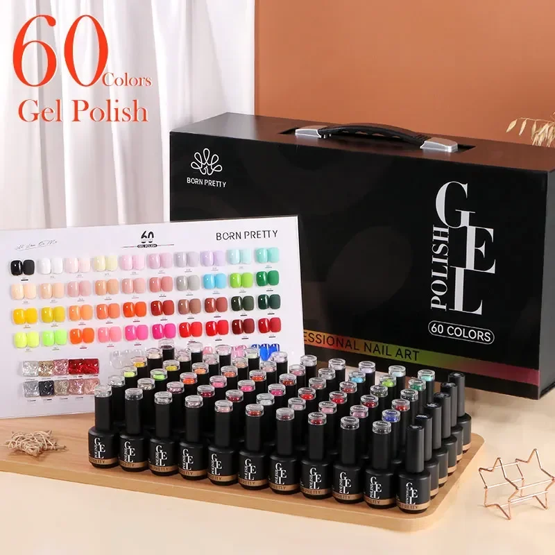 Coloured Gel Set - BORN PRETTY 60 Kleur Professionele Hars