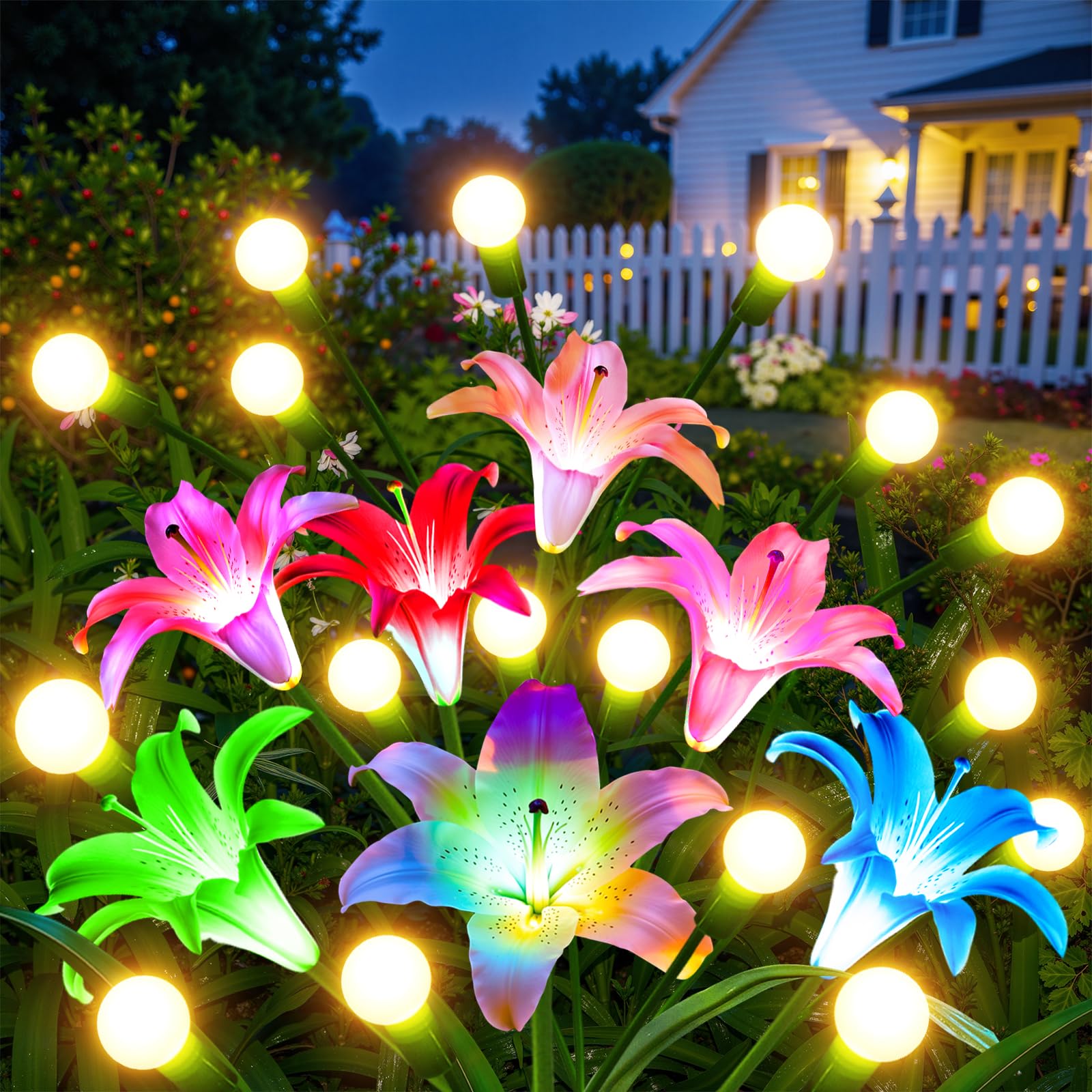 Flower Photography Led Lighting Pack - 2/4-pack verbeterde zonne-lampen voor buiten, tuindecoratie: