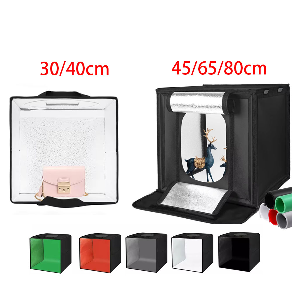 Photography Lighting Kit Portable - 30/40/45 65 80 cm Fotografie Tent