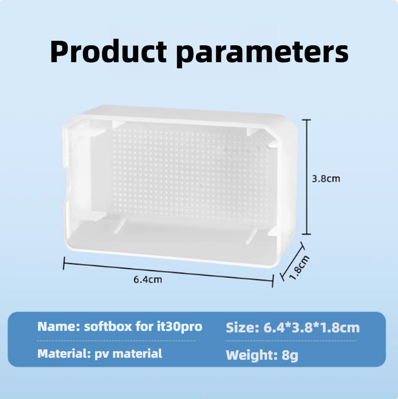 Photography Lighting Box - Flitsdiffuser Softbox voor Godox IT30Pro On-Camera