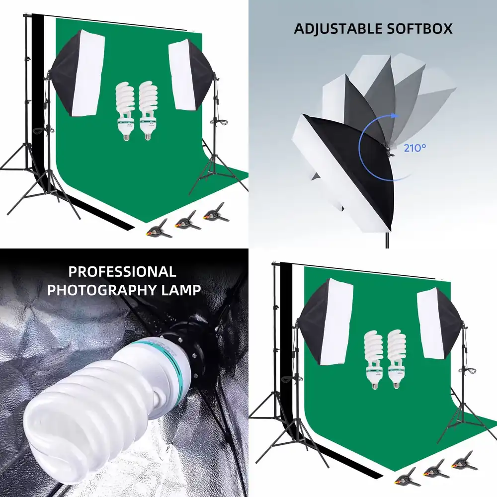 Photography Lighting Kit Portable - Fotostudio-apparatuur 2,6*3m achtergrondstandaard fotografie achtergrondset softbox