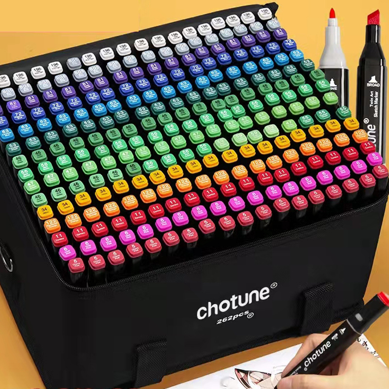 Coloured Gel Set - 24-80 Kleur Double Headed Vette Marker