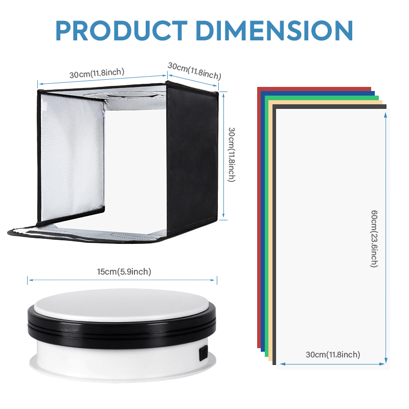 12x12in Dimbare Lichtbak Fotog - Photography Lighting Box recensie en prijs