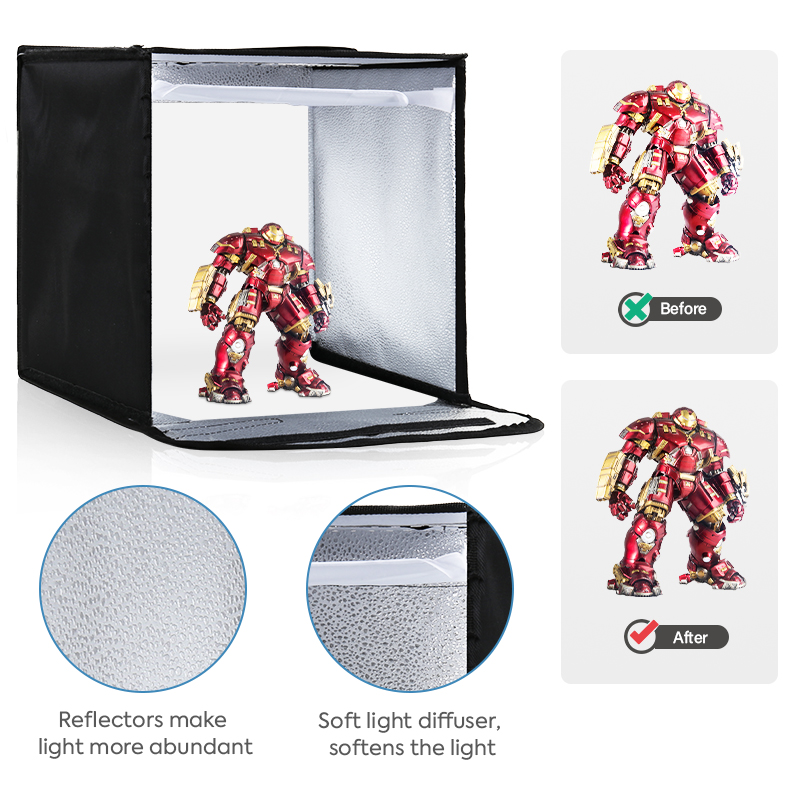 12x12in Dimbare Lichtbak Fotog - Photography Lighting Box recensie en prijs