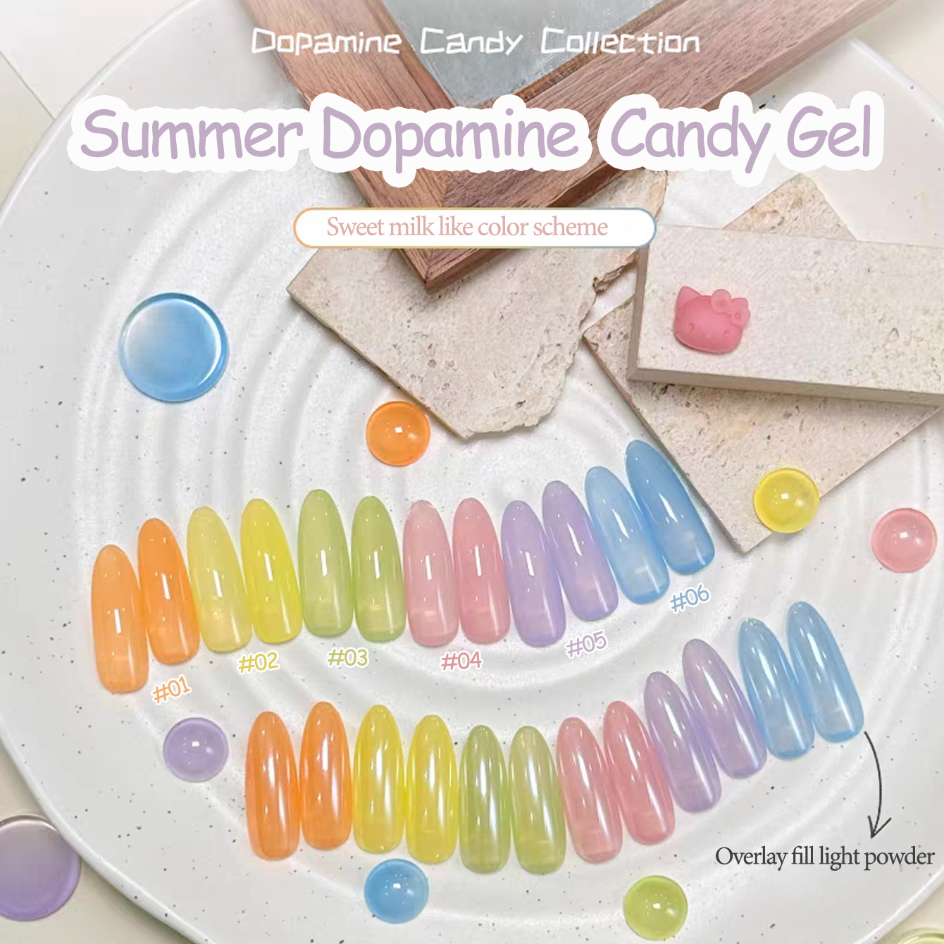 1 stks WS Ijs Transparant Dopa - Coloured Gel Set recensie en prijs
