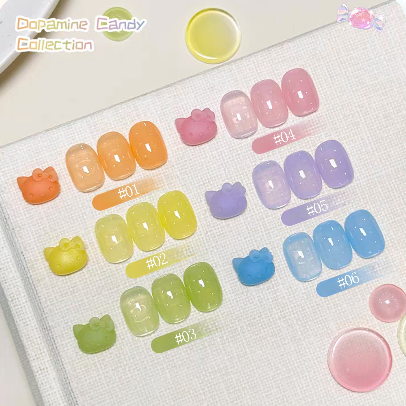 1 stks WS Ijs Transparant Dopa - Coloured Gel Set recensie en prijs
