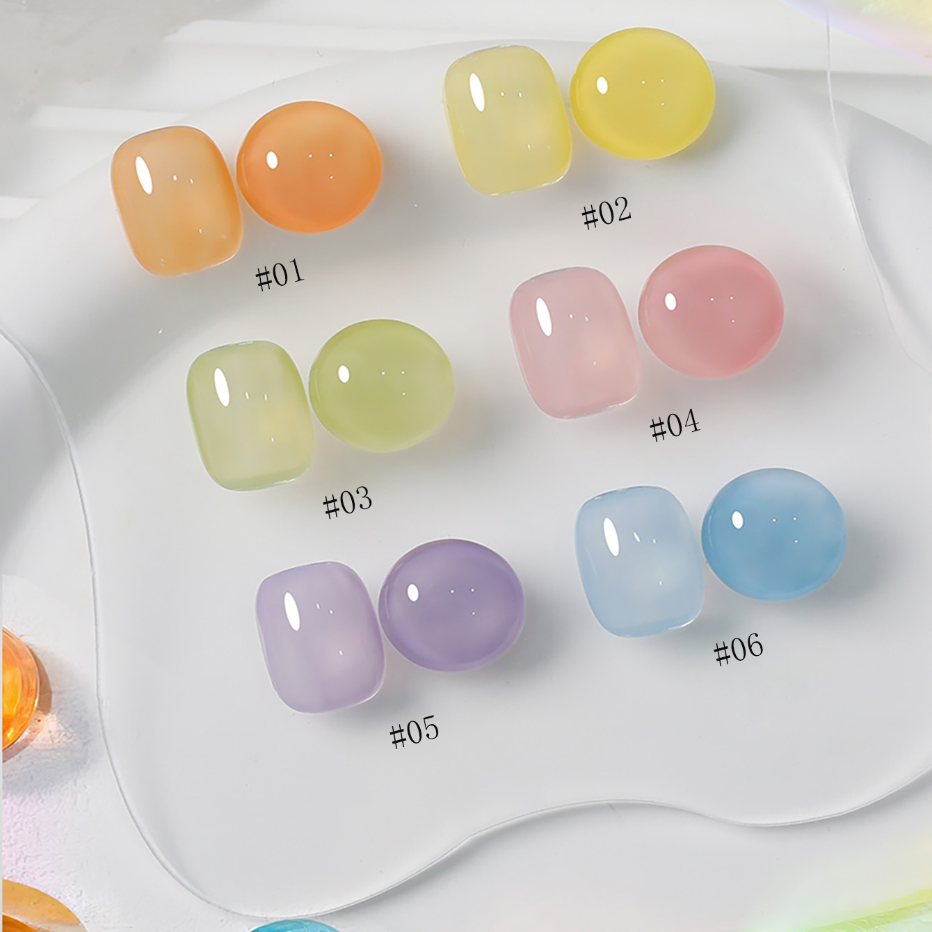 1 stks WS Ijs Transparant Dopa - Coloured Gel Set recensie en prijs