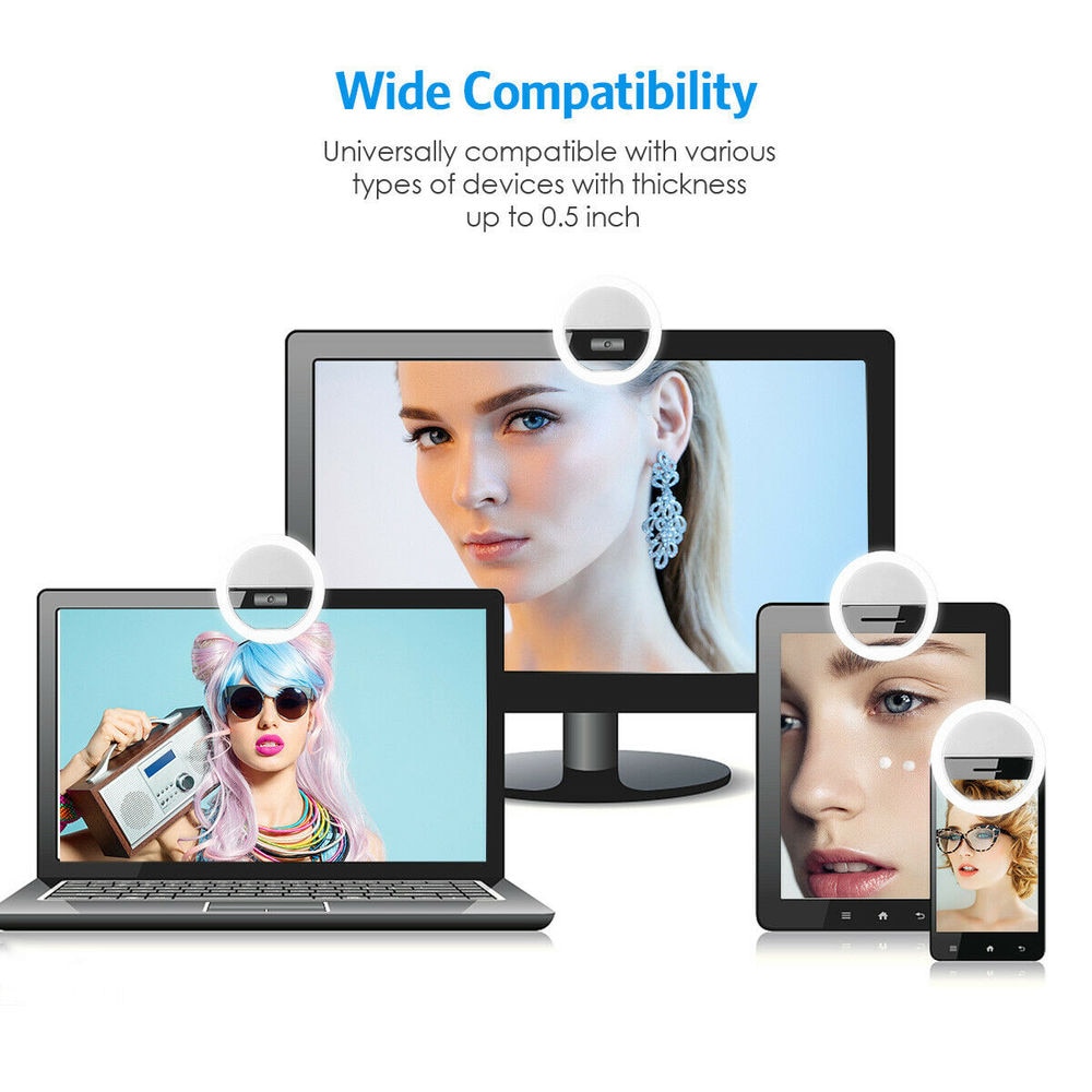 Usb Oplaadbare Led Selfie Ring - Photography Lighting Patterns recensie en prijs