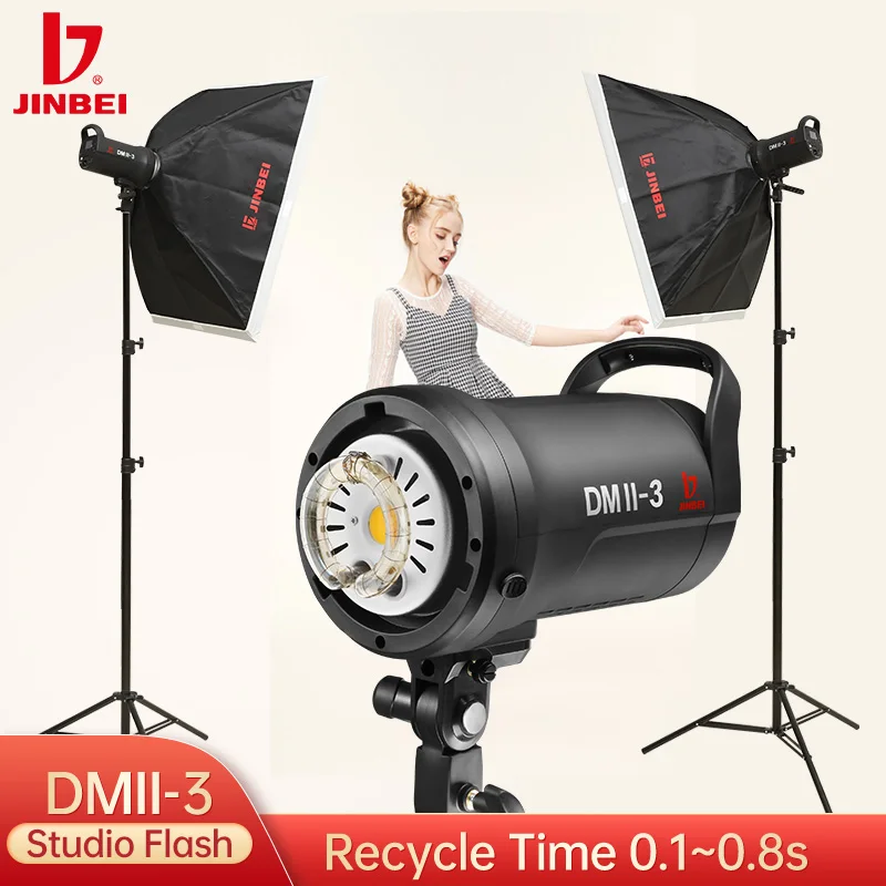JINBEI DMII-3 Studioflitser 30 - Photography Lighting Kit Portable recensie en prijs