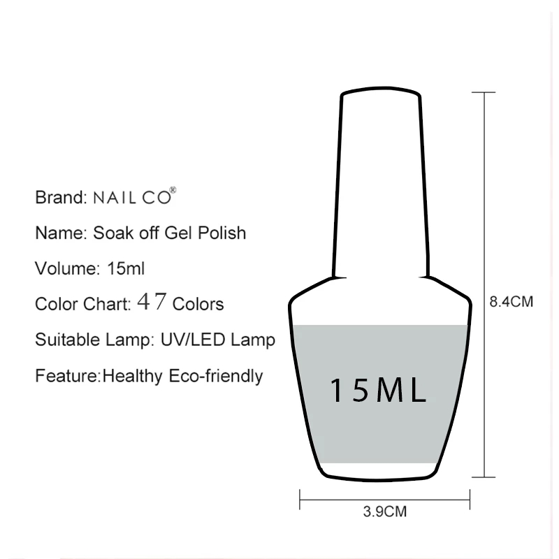 NAILCO 15ml Camel Coffee Gel N - Coloured Gel Set recensie en prijs