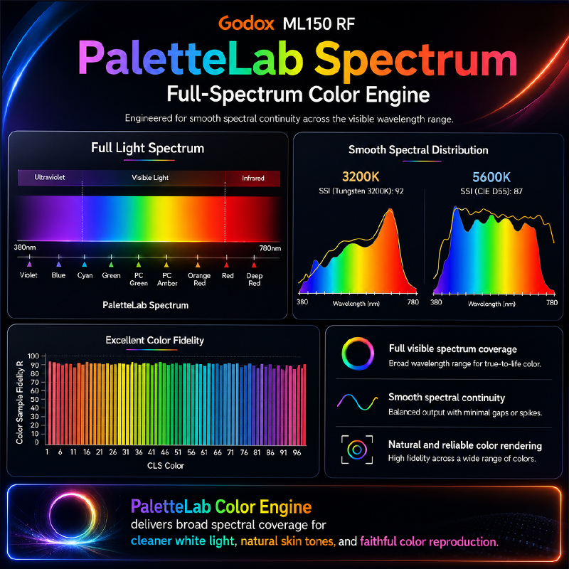 Godox ML150RF Full-color LED-v - Photography Lighting App recensie en prijs