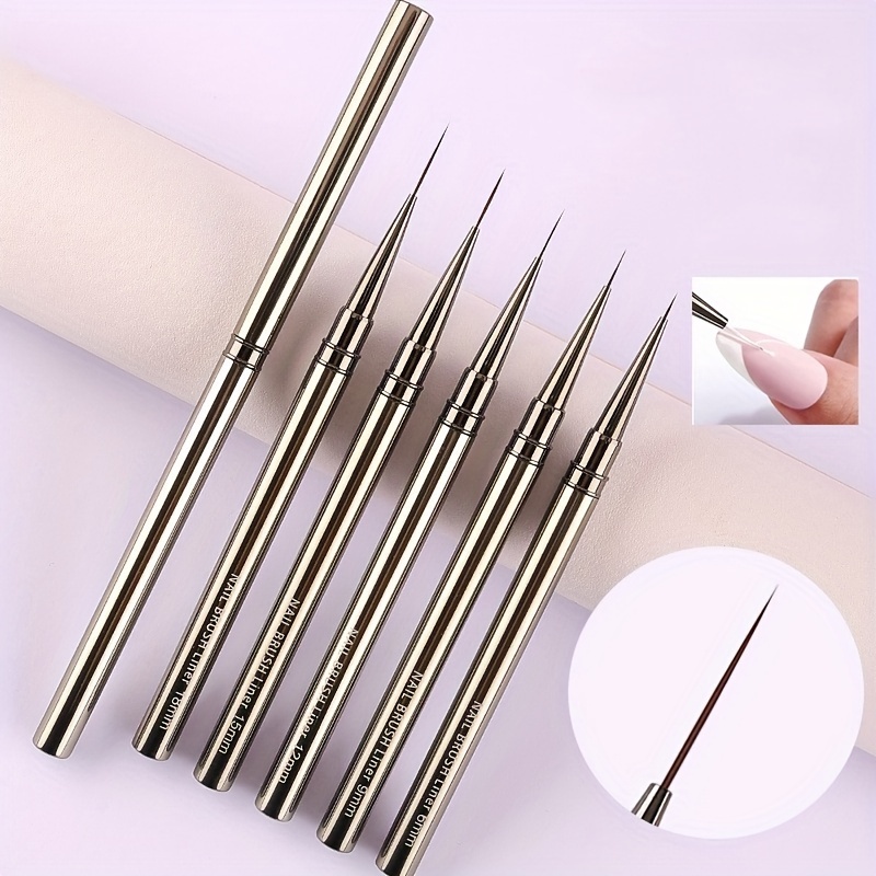 5 STKS Nail Art Liner Borstels - Coloured Gel Set recensie en prijs