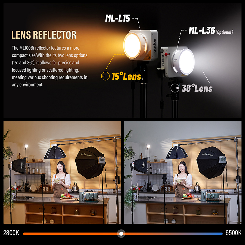 Godox ML100Bi/ML100R Tweekleur - Photography Lighting App recensie en prijs