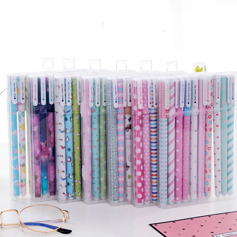 10 stks/doos Leuke Briefpapier - Coloured Gel Set recensie en prijs