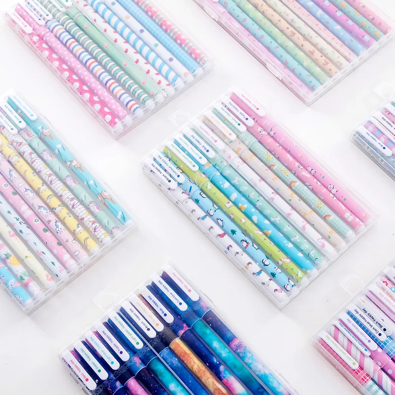 10 stks/doos Leuke Briefpapier - Coloured Gel Set recensie en prijs
