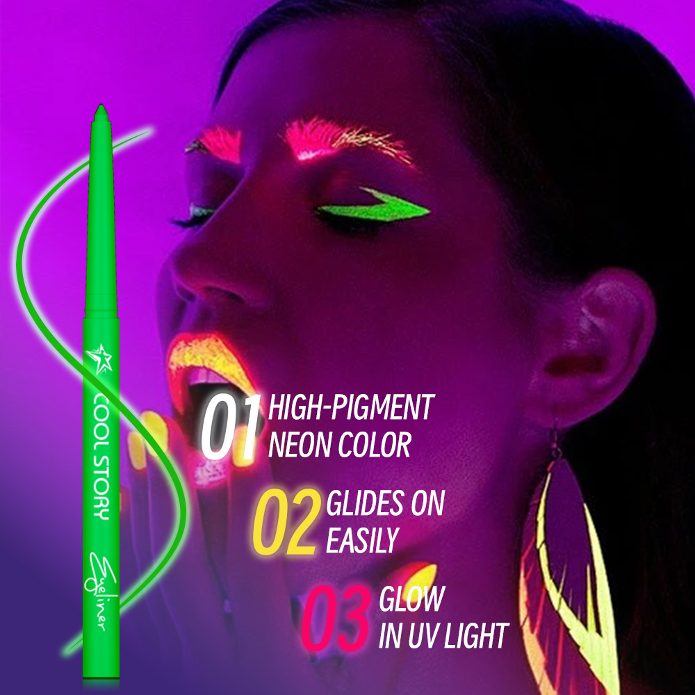 12-kleuren fluorescerende eyel - Coloured Gel Set recensie en prijs