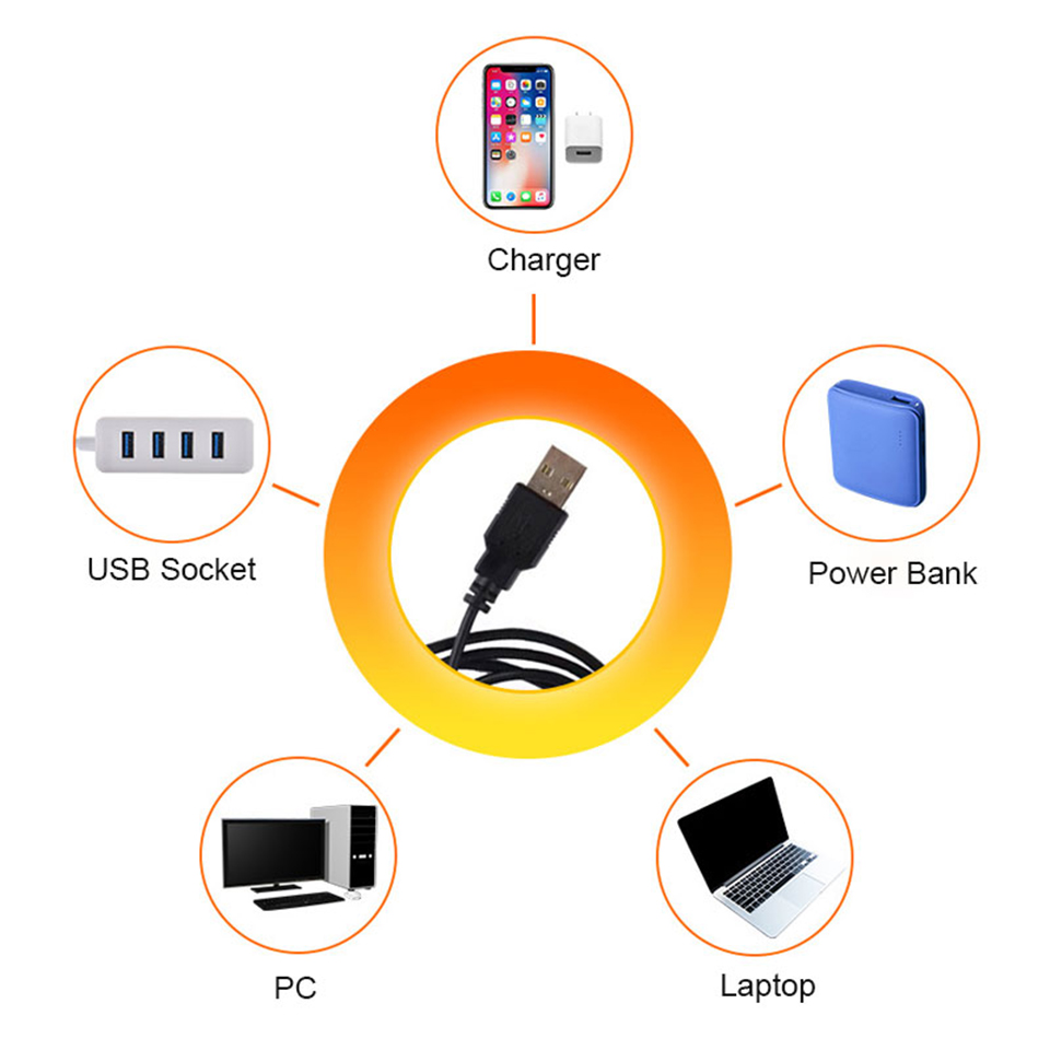 1x USB zonsonderganglamp LED r - Photography Lighting Home recensie en prijs