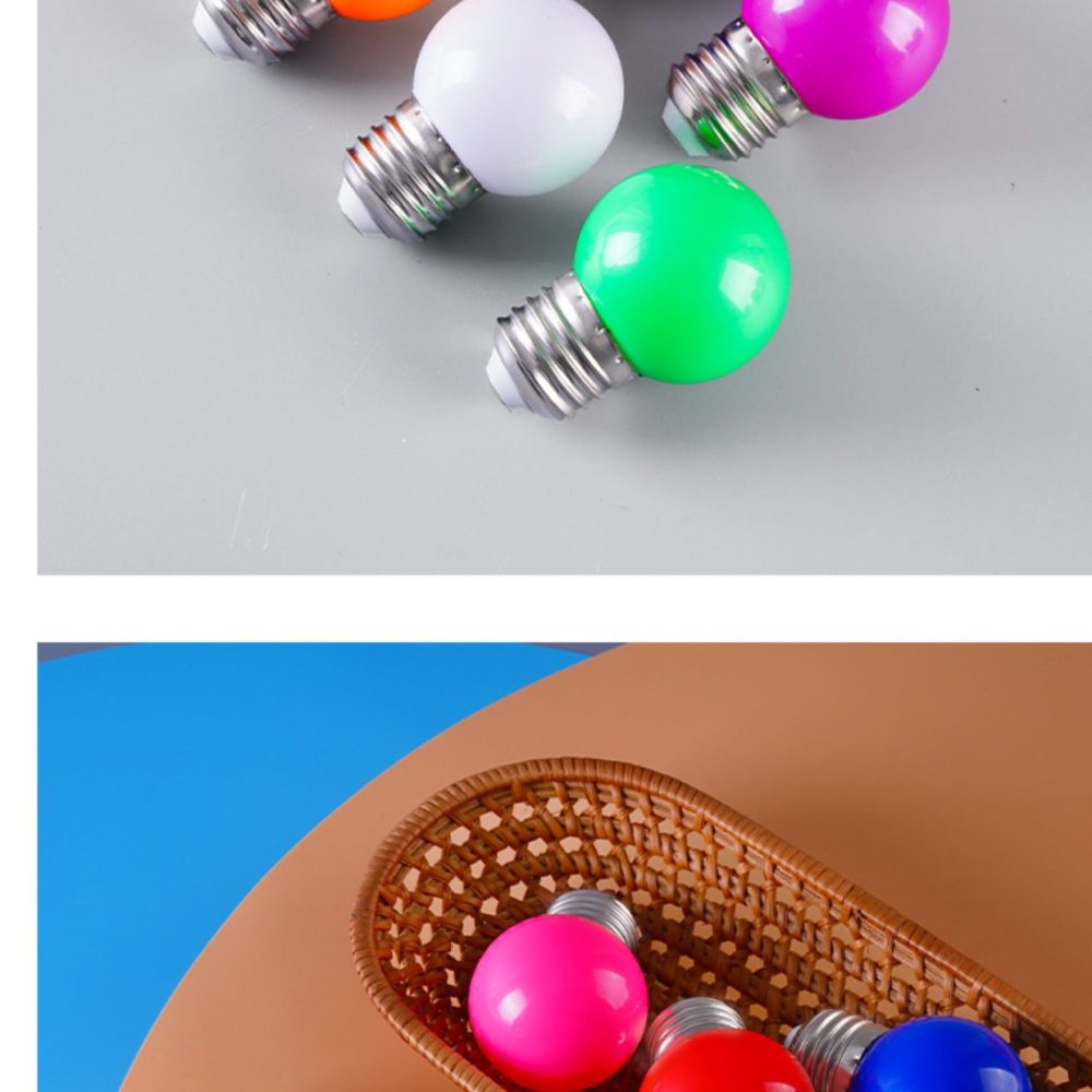 E27 gekleurde LED-lamp, spaarl - Photography Lighting Home recensie en prijs