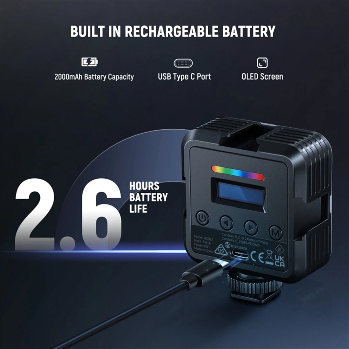 Top magnetische RGB-videolamp  - Photography Lighting App recensie en prijs