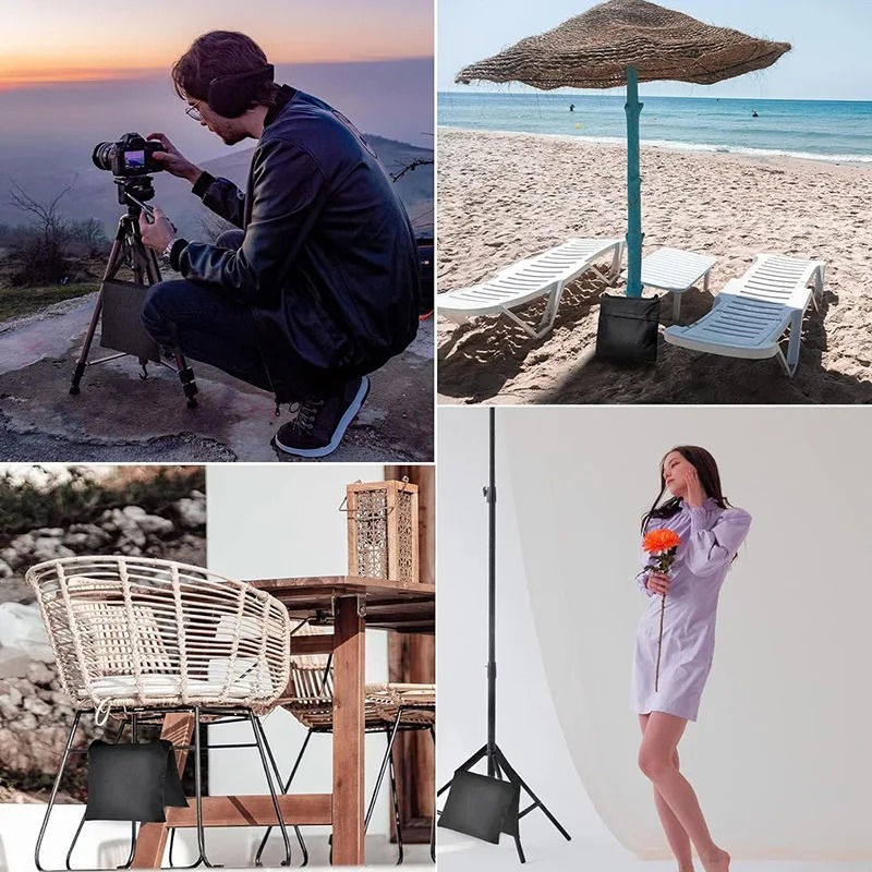 4 stks/2 stks/1 st Zwarte Zand - Photography Lighting Weight Bags recensie en prijs