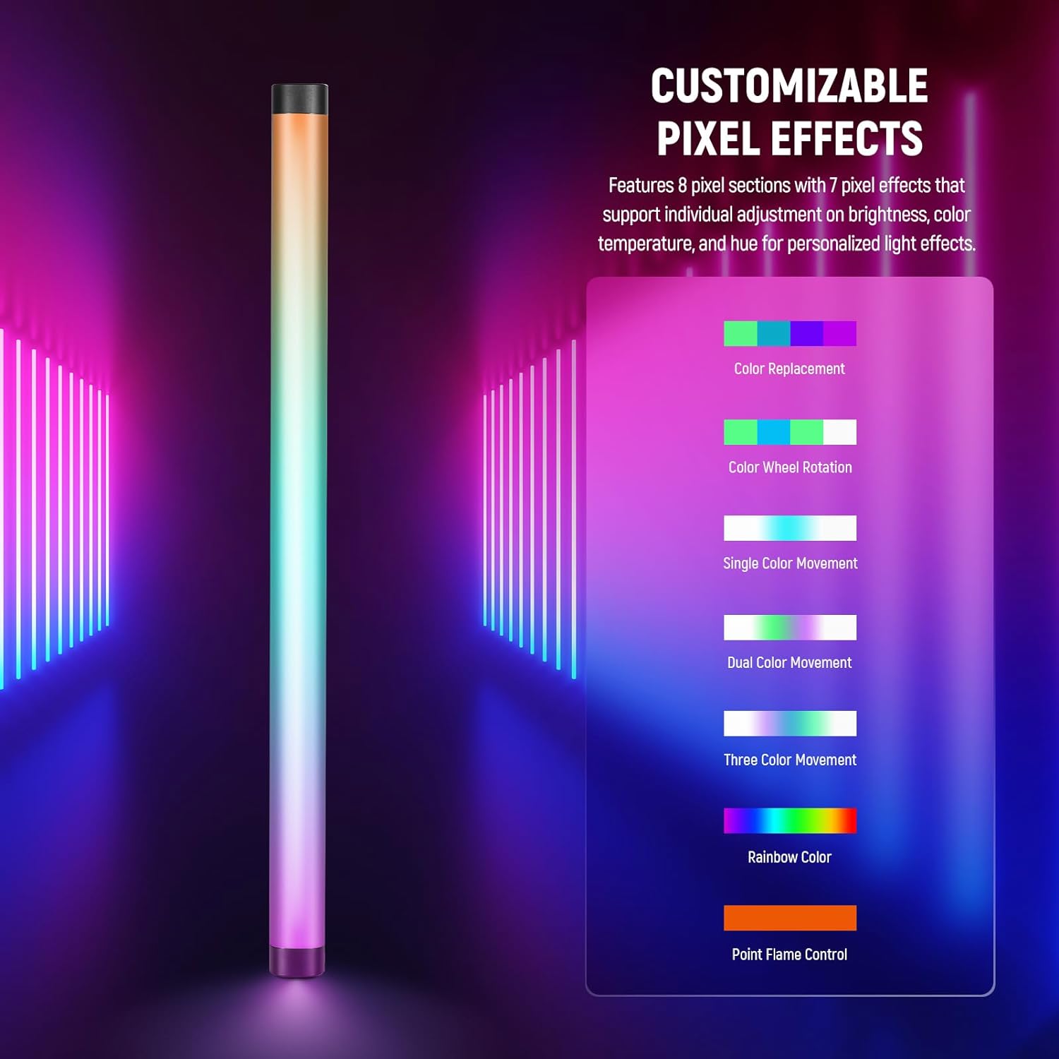NEEWER TL60 RGB-buislicht, Ful - Photography Lighting App recensie en prijs