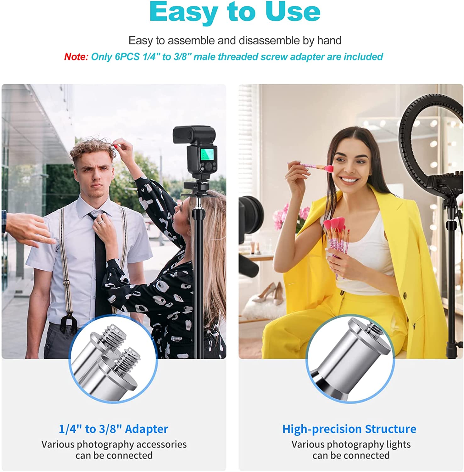 Selens Standaard 3/8 Naar 1/4  - Photography Lighting Tools recensie en prijs