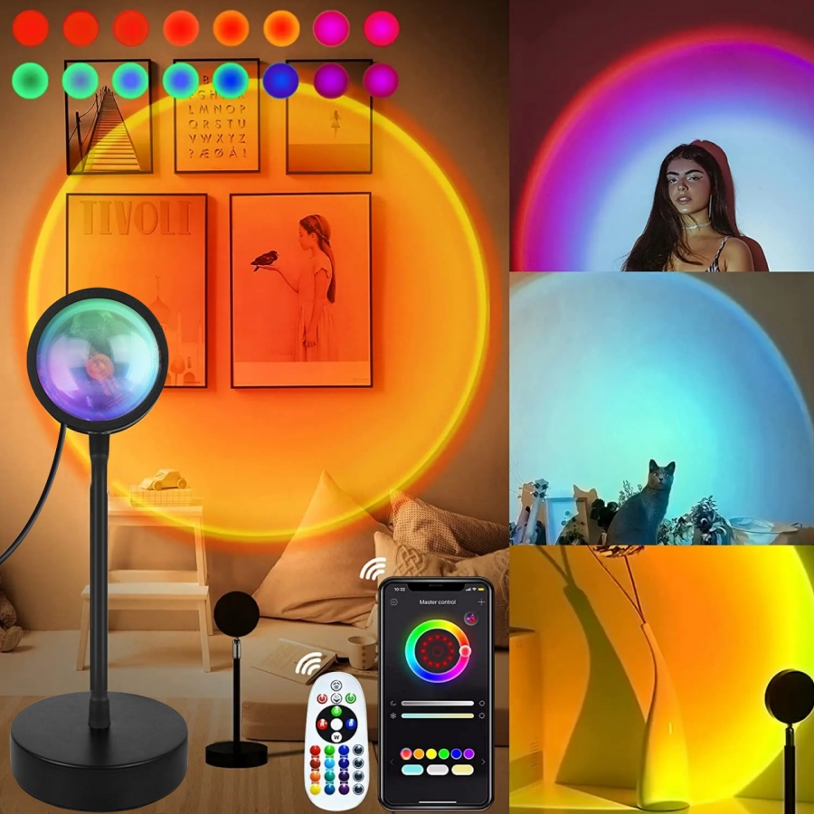 Slimme zonsonderganglamp Tuya  - Photography Lighting App recensie en prijs