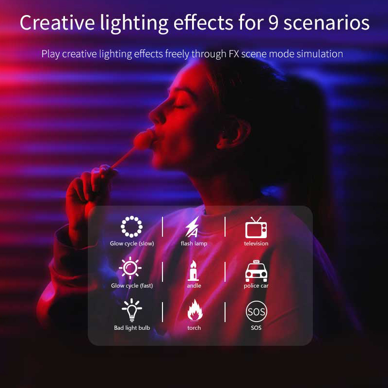 RGB-vullicht Draagbare LED-fot - Photography Lighting Patterns recensie en prijs