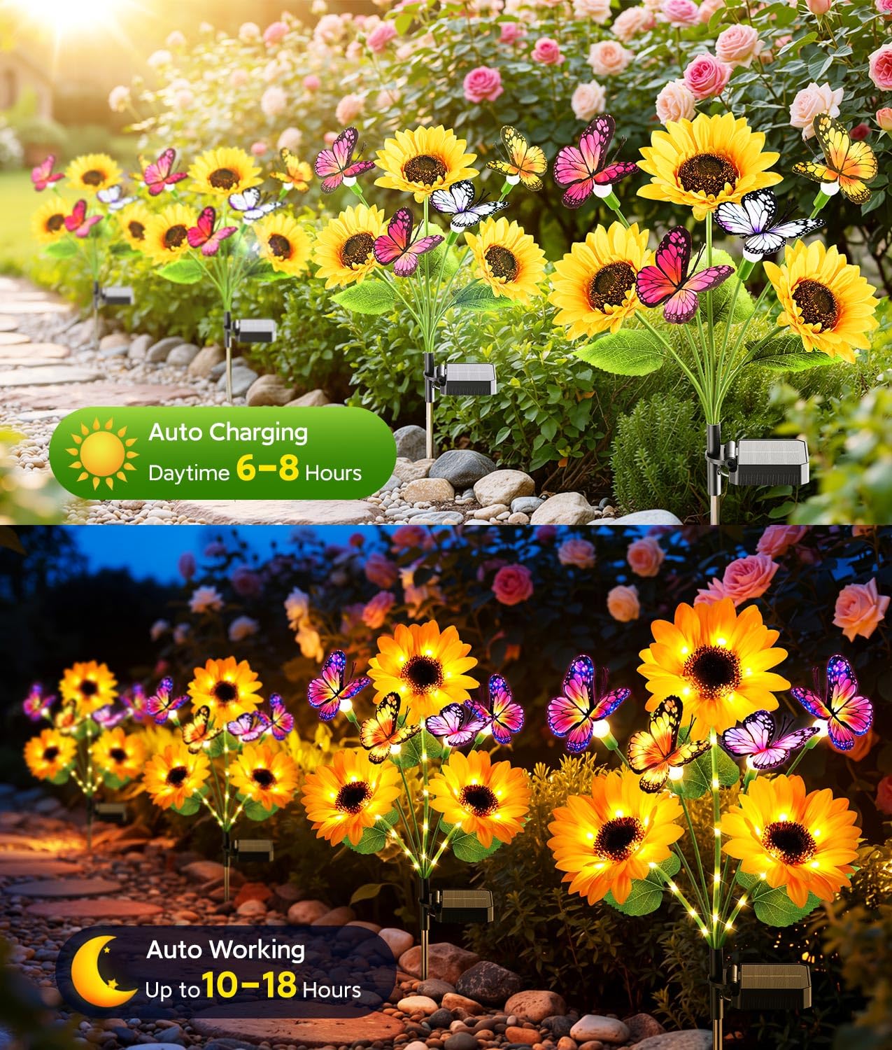 Solar Garden Lights Outdoor De - Flower Photography Led Lighting Pack recensie en prijs