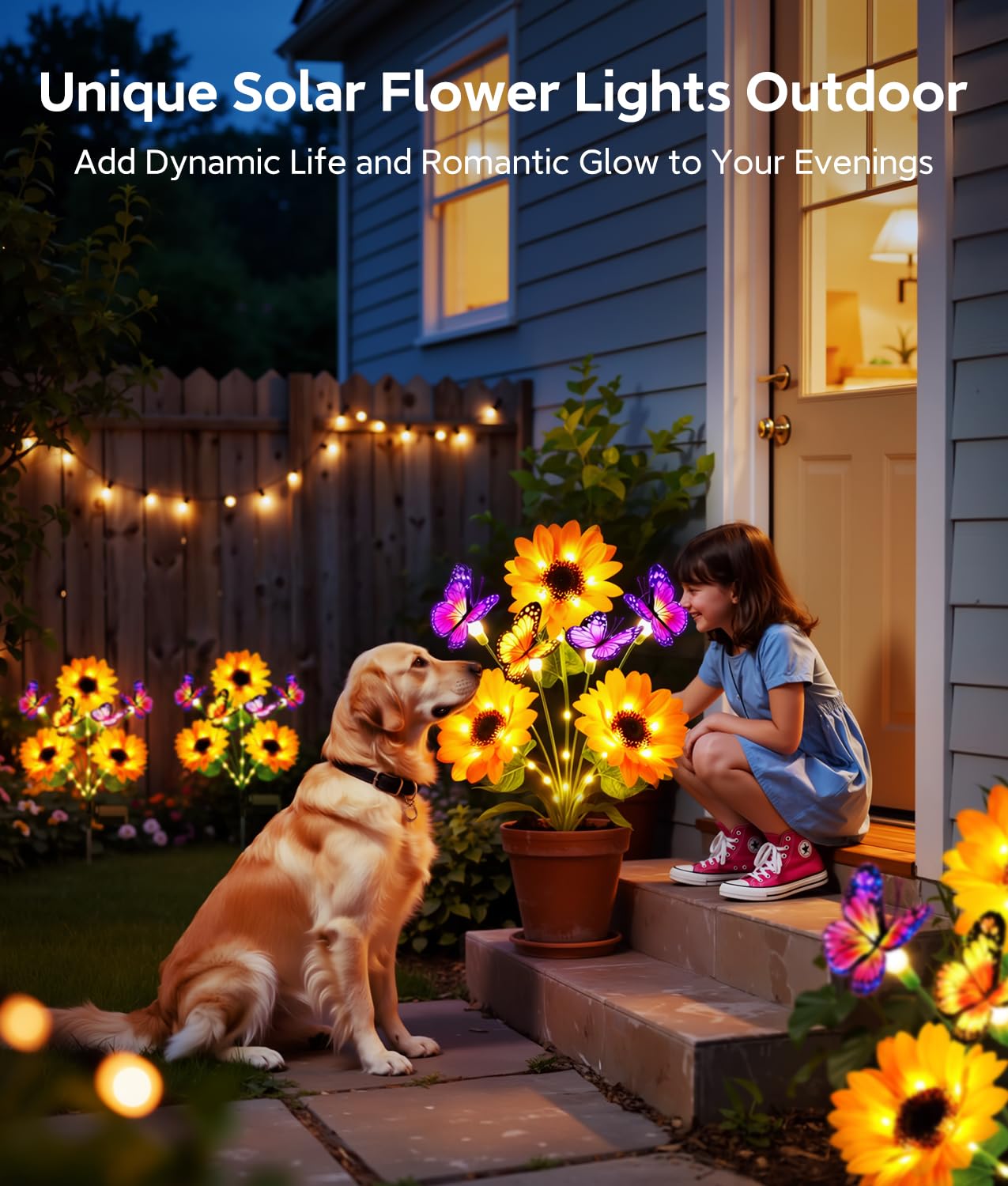 Solar Garden Lights Outdoor De - Flower Photography Led Lighting Pack recensie en prijs