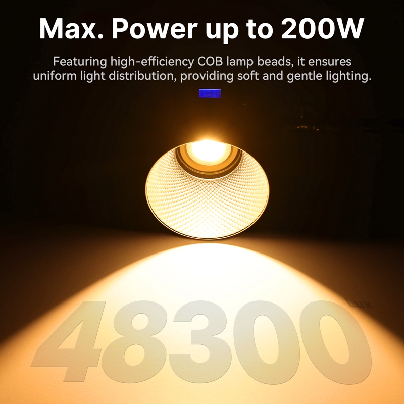 Ulanzi VL-200Bi 200W Bi-Color  - Photography Lighting App recensie en prijs