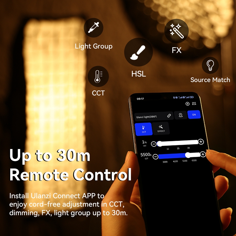 Ulanzi VL-200Bi 200W Bi-Color  - Photography Lighting App recensie en prijs