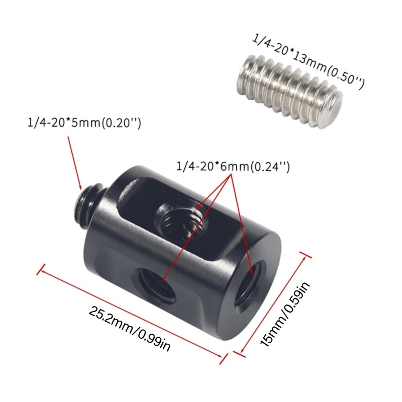 Aluminium 1/4 schroefbuisstang - Photography Lighting Tools recensie en prijs
