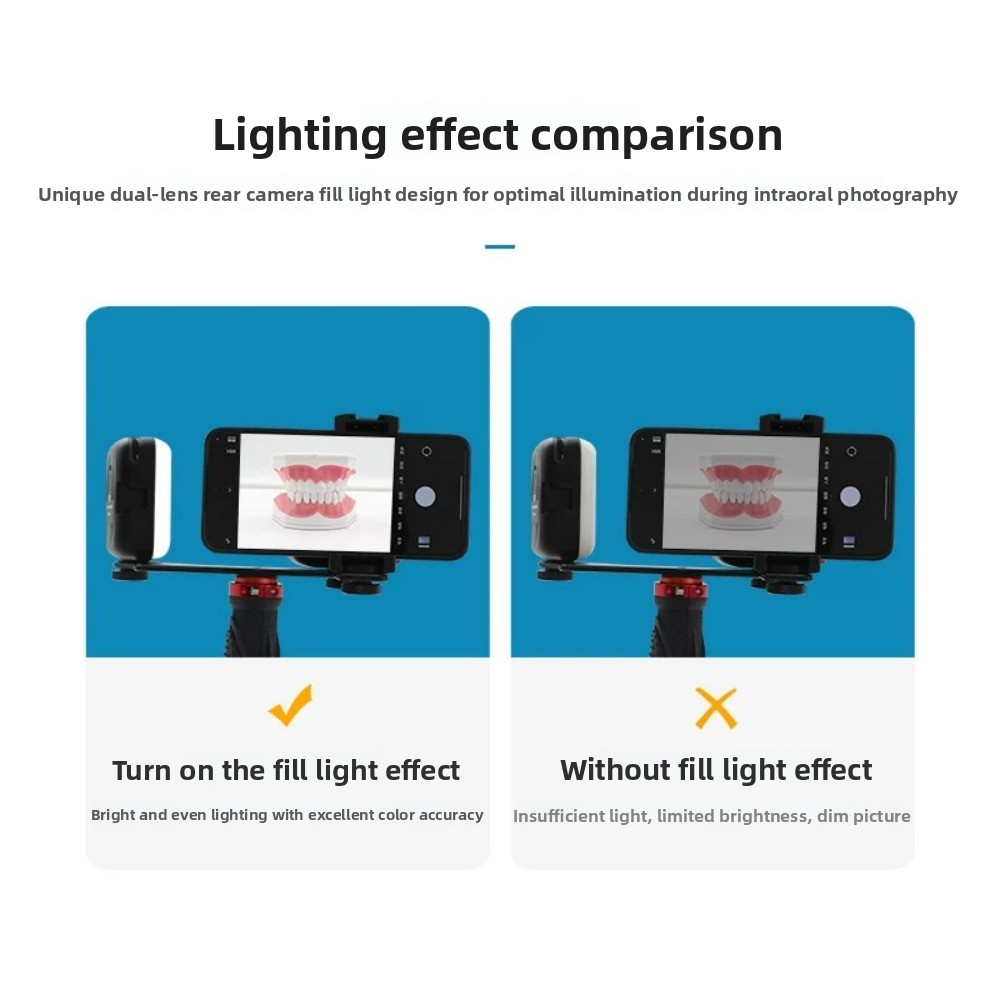 Tandheelkundige fotografielamp - Photography Lighting Kit Portable recensie en prijs