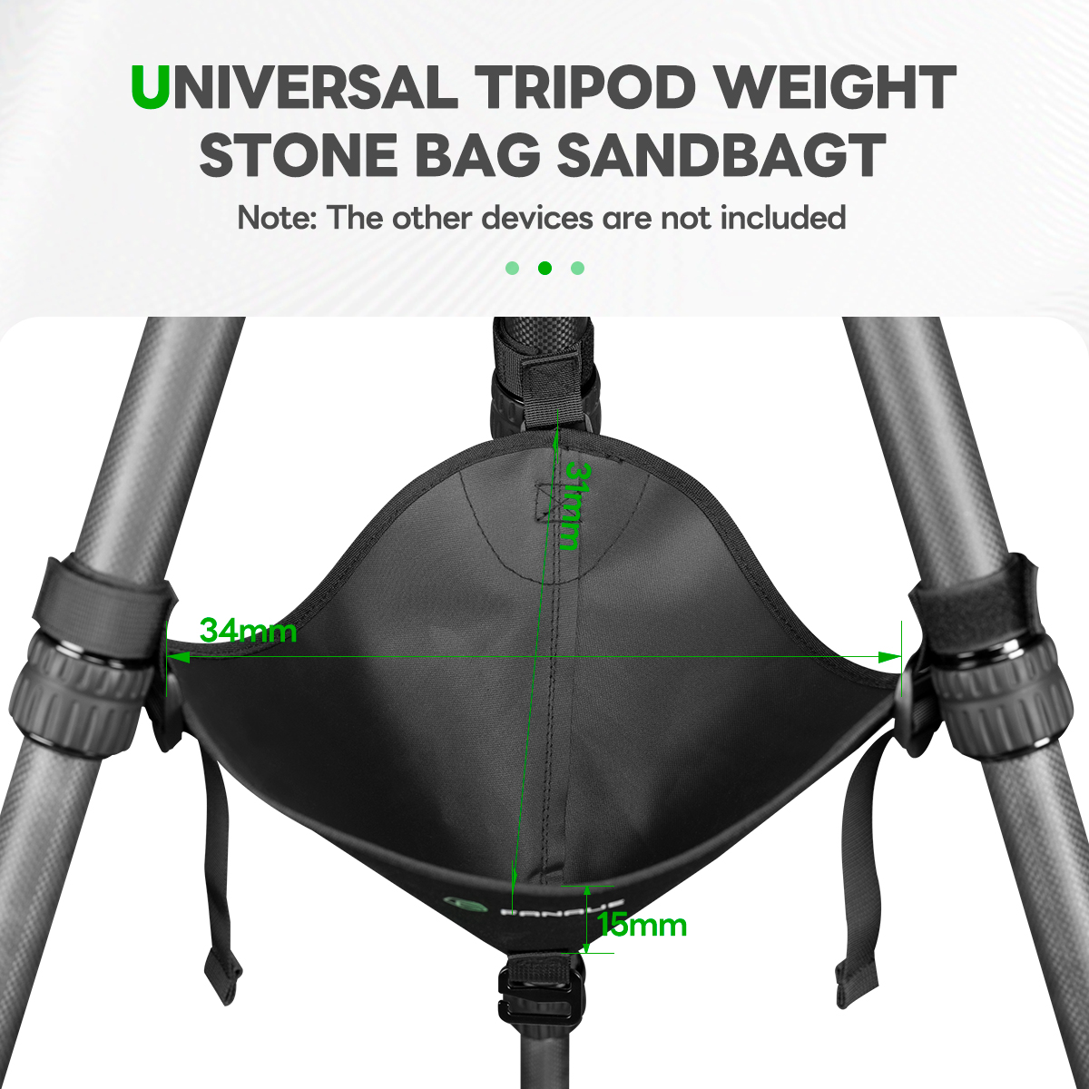 Fanaue Statief Stenen Tas Stud - Photography Lighting Weight Bags recensie en prijs