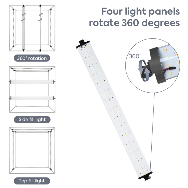 Fotostudio Fotobox Kit,120X100 - Photography Lighting Box recensie en prijs