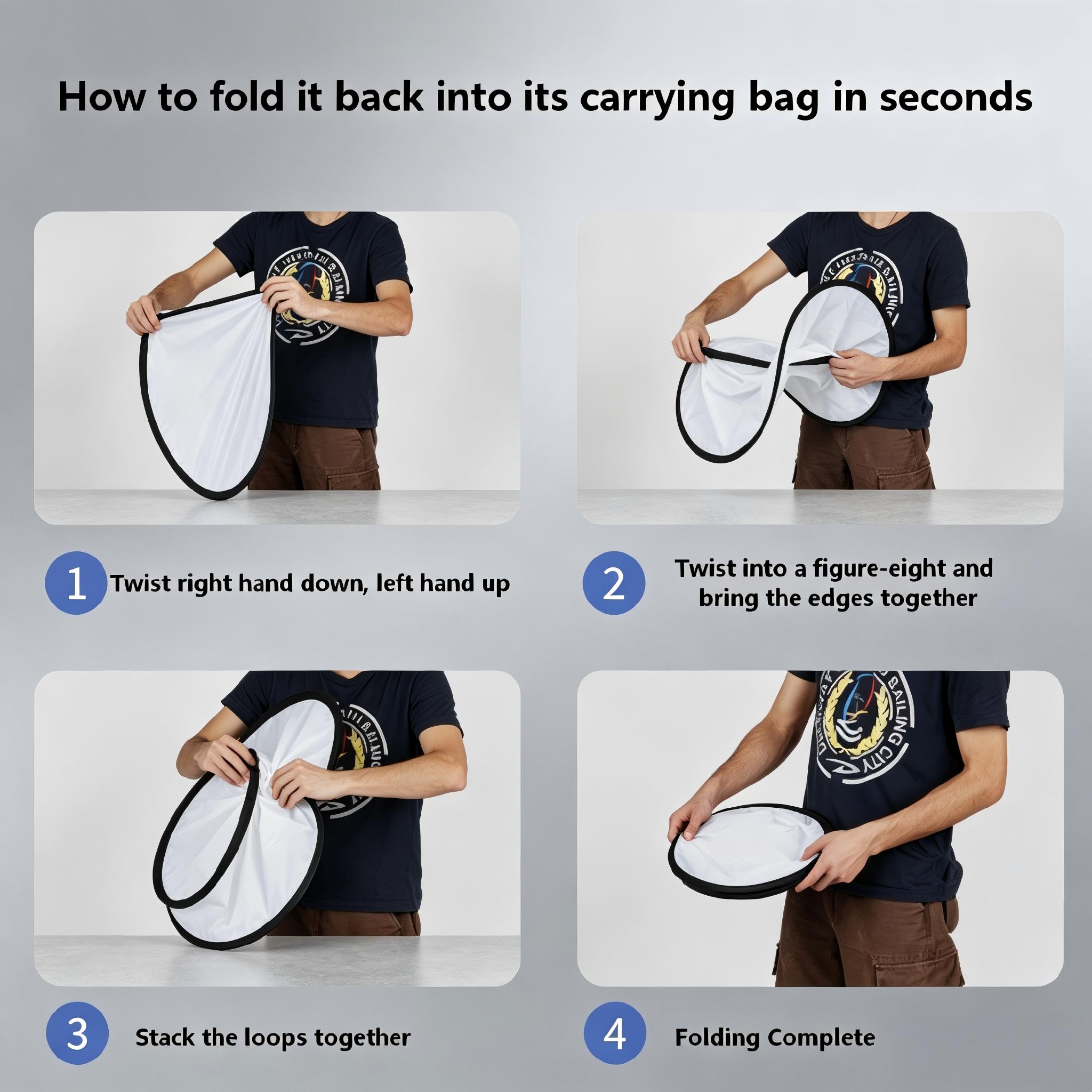 2-in-1 dubbelzijdige goud-zilv - Photography Lighting Kit Portable recensie en prijs