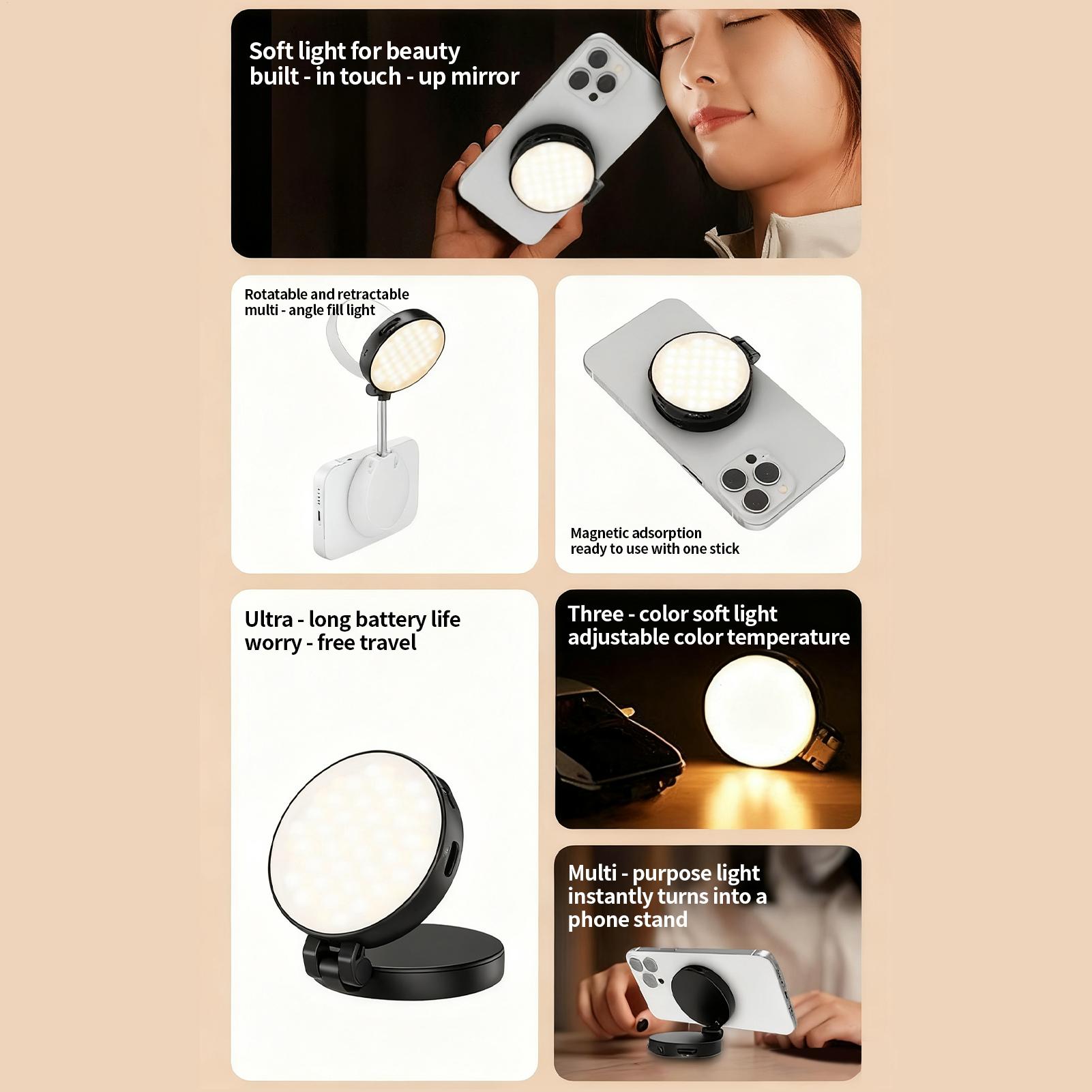 Telefoonlicht Magnetische live - Photography Lighting Home recensie en prijs