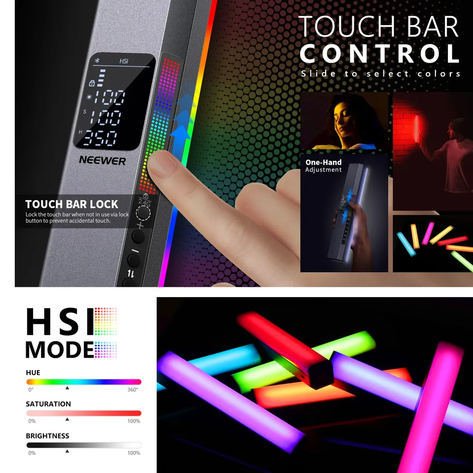 Voor NEEWER RGB Magnetische Ha - Photography Lighting App recensie en prijs
